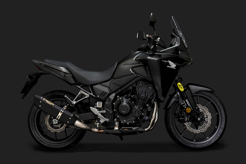 NX400 政府認証スリップオンマフラーIKAZUCHI