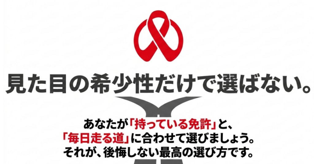 スーパーカブ・ハローキティ50と110は見た目の希少性だけでなく、保有免許と毎日走る道路に合わせて選ぶことを示す結論