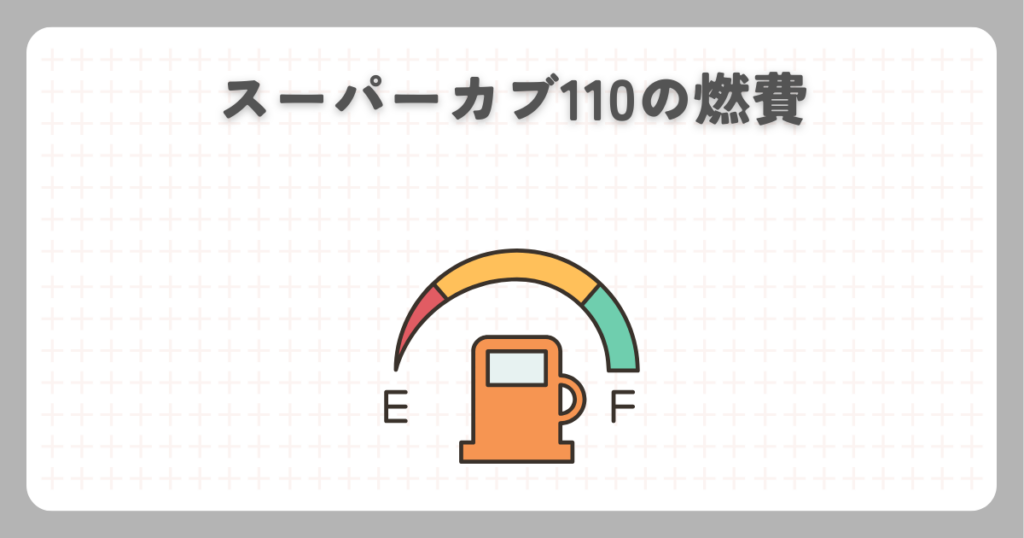 スーパーカブ110の燃費