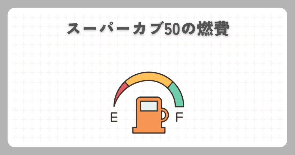 スーパーカブ50の燃費