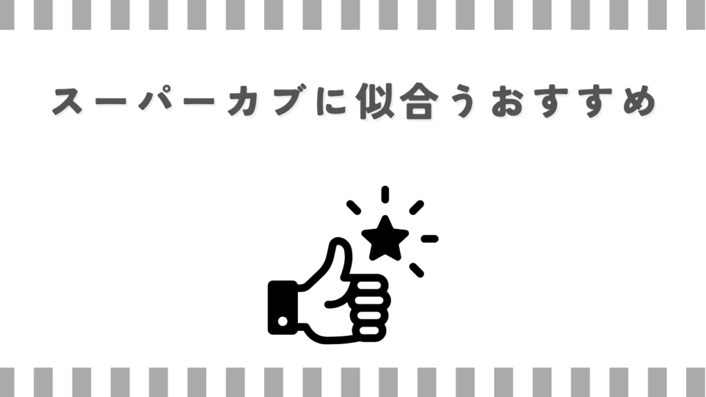スーパーカブに似合うおすすめ