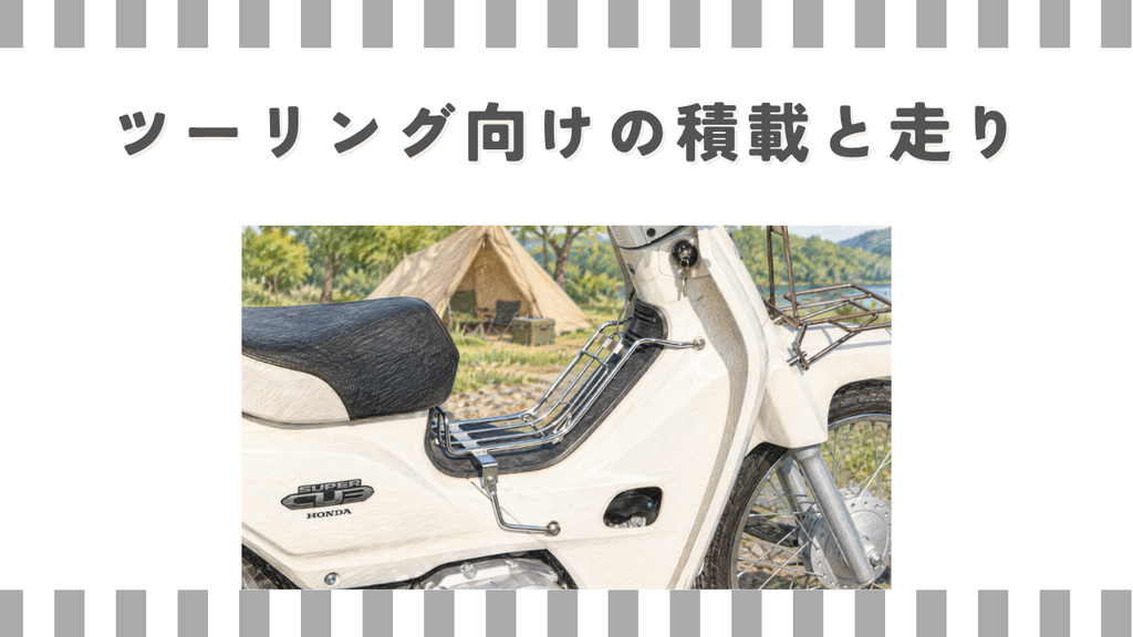 スーパーカブ110:ツーリング向けの積載と走り